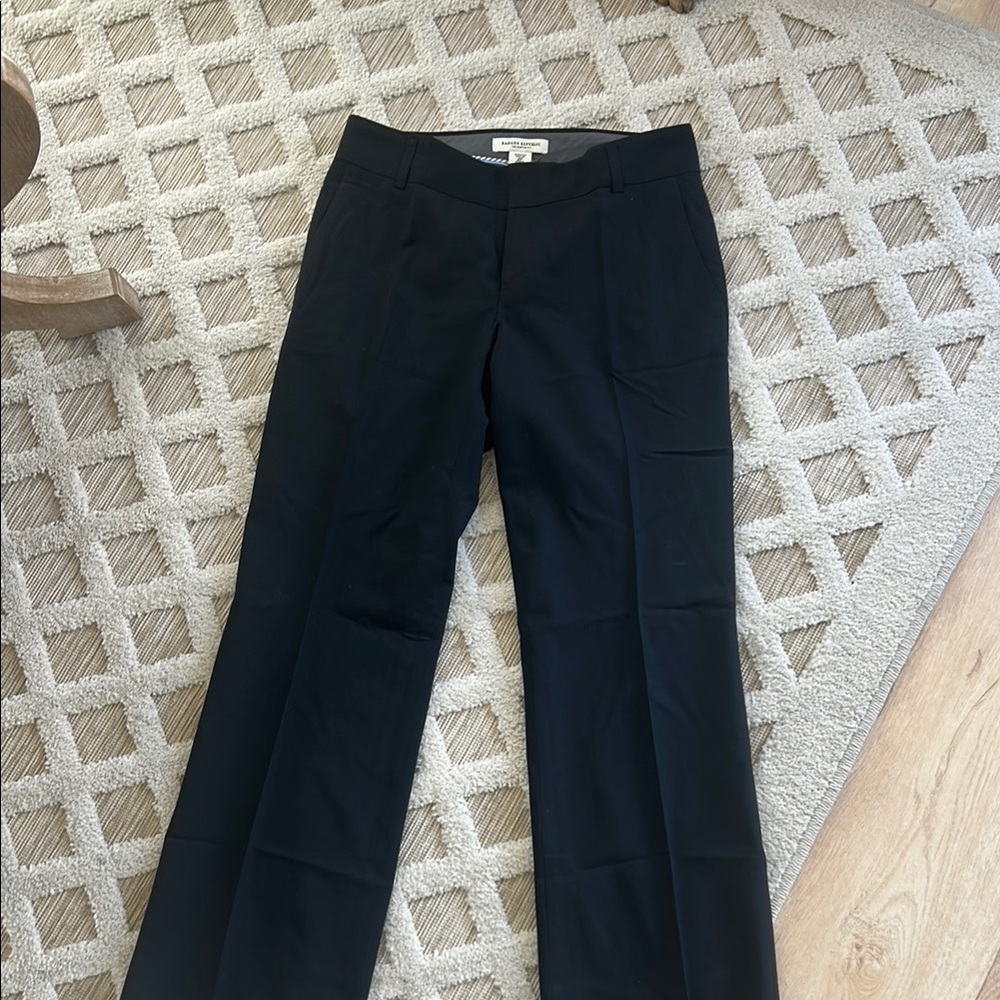 Banana Republic Black Women's Trousers - Tailored Straight Leg